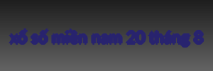 xổ số miền nam 20 tháng 8